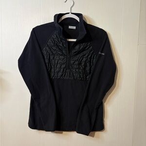 Columbia Black Zip-Up Sweater